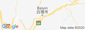 Baiyin map